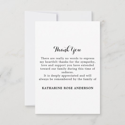 Kardinal Sonnenblumen Moderne Gedenkfeier Dankeskarte (Rückseite)