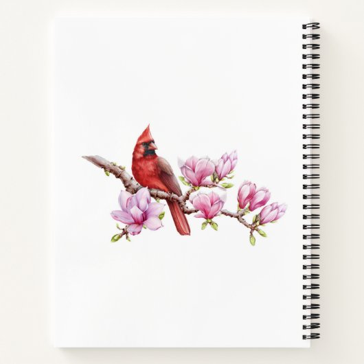 Kardinal Spiral Notebook Notizblock (Rückseite)