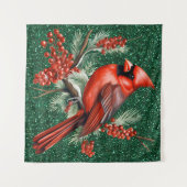 Kardinal Tapestry Wandteppich (Vorderseite (Horizontal))