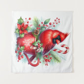 Kardinal Tapestry Wandteppich (Vorderseite (Horizontal))