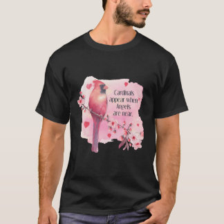 Kardinal tauchen auf, wenn Engel in der Nähe des L T-Shirt