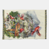 Kardinal Terrasse Landschaftlich Berg Küchentuch (Horizontal)