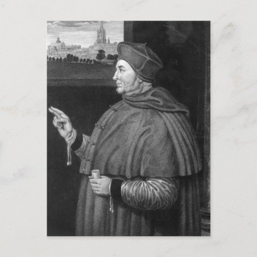 Kardinal Thomas Wolsey Postkarte (Vorderseite)