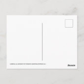 Kardinal-Tierabbildungen zeichnend rot Postkarte (Rückseite)