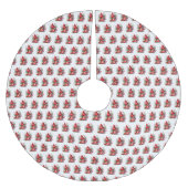 Kardinal Tree Skirt Polyester Weihnachtsbaumdecke (Vorderseite)
