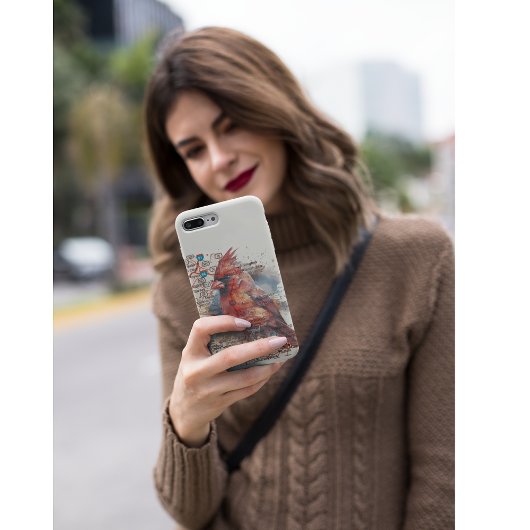 Kardinal über Virginia Road Map Case-Mate iPhone Hülle