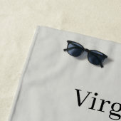 Kardinal über Virginia Road Map Strandtuch (Beispiel)