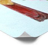 Kardinal und Appellationsblüten Poster (Ecke)