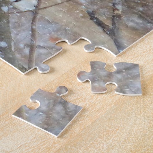 Kardinal und Chickadee Puzzle (Seite)