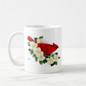 Kardinal und Dogwood-Blume Kaffeetasse (Links)