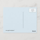 Kardinal und Dogwood Watercolor Postkarte (Rückseite)