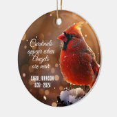 Kardinal und Engel Personalisierte Ornamente (Links)