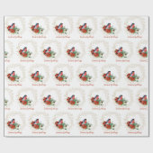 Kardinal- und Goldschmiedepapier Geschenkpapier (Flach)