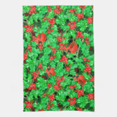 Kardinal und Heiligbeere Handtuch (Vertikal)