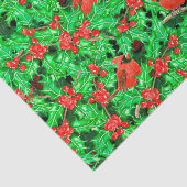 Kardinal und Heiligbeere Seidenpapier (Ausschnitt)