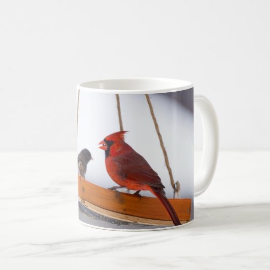 Kardinal und Juncos-Kaffee-Tasse Kaffeetasse (VorderseiteRechts)