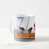 Kardinal und Juncos-Kaffee-Tasse Kaffeetasse (Vorderseite Links)