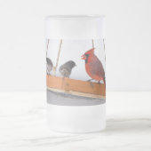 Kardinal und Juncos Mattierte Glass-Bier-Tasse Mattglas Bierglas (Mittel)