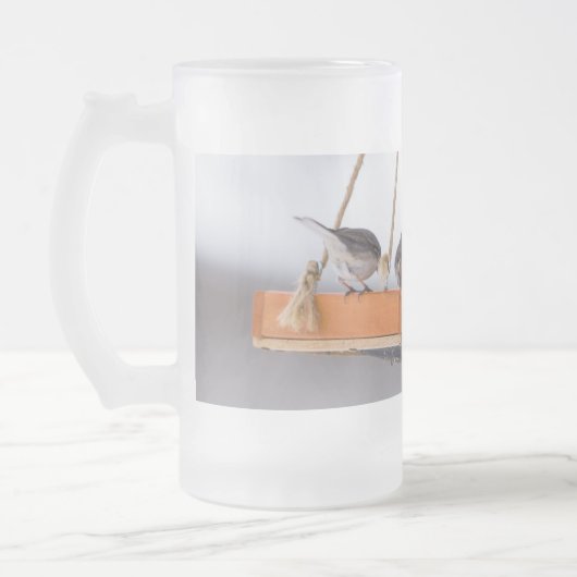 Kardinal und Juncos Mattierte Glass-Bier-Tasse Mattglas Bierglas (Links)