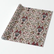 Kardinal und Kerzenlicht