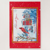 Kardinal und Landschaft individuell gestalten Puzzle (Vertikal)