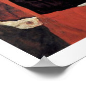 Kardinal und Nonnen oder die Kresse von Schiele Eg Poster (Ecke)