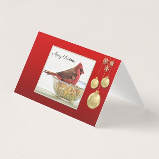 Kardinal und Ornamente - Wärme und Wunder (Vorderseite)