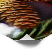 Kardinal und Pinecones Poster (Ecke)