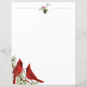 Kardinal und Tannenpapier (Vorderseite)