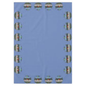 Kardinal und Weihnachtslicht Winterschnee Tischdecke (Vorderseite)