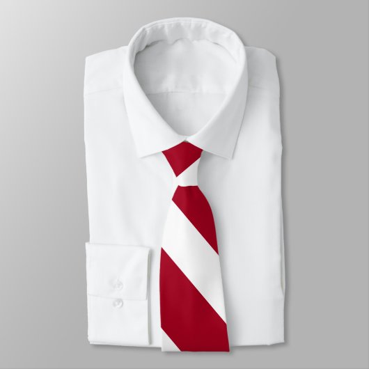 Kardinal und White University Strip Krawatte (Gebunden)