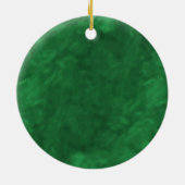 Kardinal- und Winterlandschaft - maßgeschneiderte Keramik Ornament (Hinten)