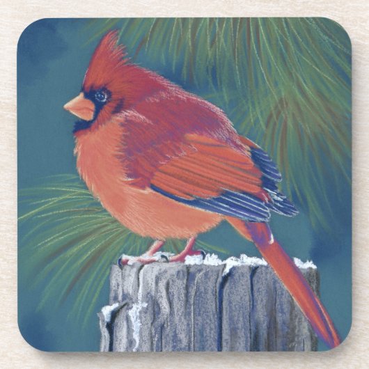 Kardinal Untersetzer (Vorderseite)