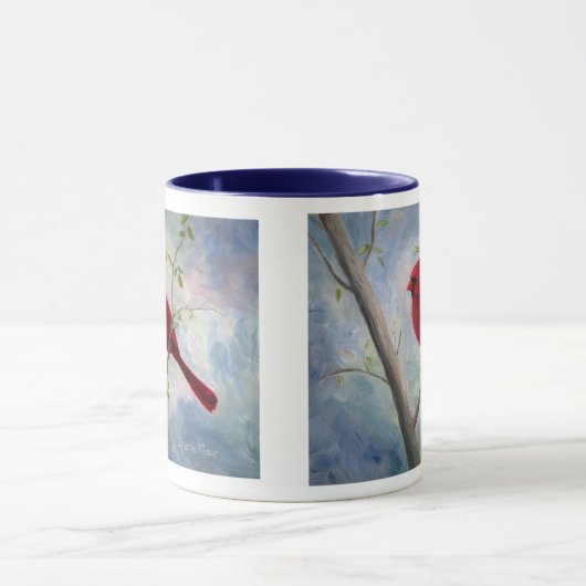 Kardinal Verpackung um Tasse (Zentrum)