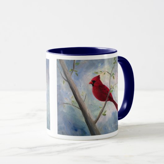 Kardinal Verpackung um Tasse (VorderseiteRechts)