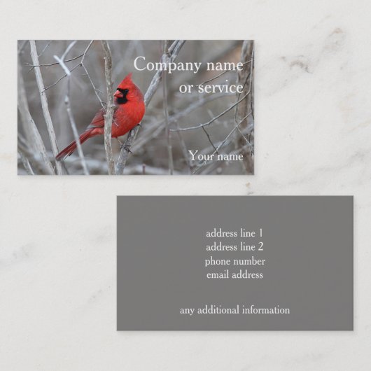 Kardinal Visitenkarte (Vorne/Hinten)