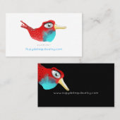 Kardinal Visitenkarte Vintager Vogel (Vorne/Hinten)