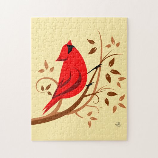 Kardinal-Vogelpuzzles Puzzle (Vertikal)