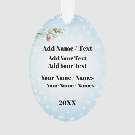 Kardinal - Vogelschmuck Ornament (Rückseite)