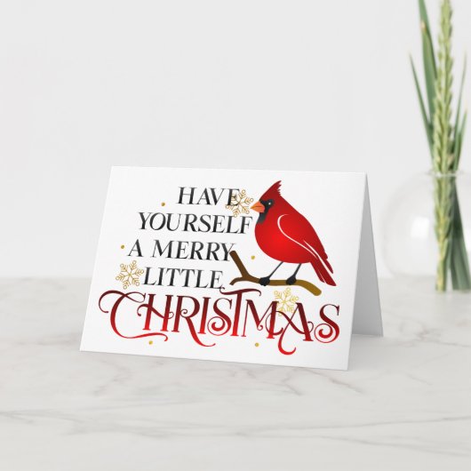 Kardinal Weihnachten (Vorderseite)