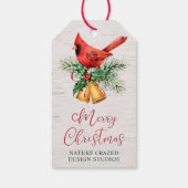 Kardinal Weihnachten Geschenkanhänger (Rückseite)