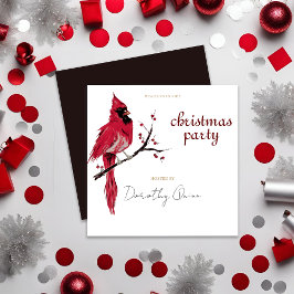 Kardinal Weihnachten Party Einladung