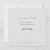 Kardinal Weihnachten Party Einladung (Rückseite)