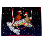 Kardinal Weihnachtsgeschenk Große Geschenktüte (Vorderseite)