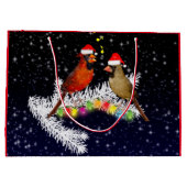 Kardinal Weihnachtsgeschenk Große Geschenktüte (Rückseite)