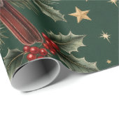 Kardinal-Weihnachtsgeschenkpapier Geschenkpapier (Rolleneckpunkt)