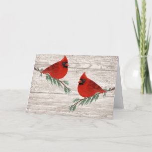 Kardinal Weihnachtskarte Feiertagskarte