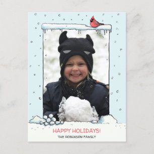 Kardinal Weihnachtskarte, Kardinal Foto Postkarte