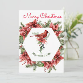 Kardinal Weihnachtskarte Karte