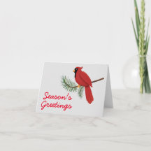 Kardinal Weihnachtskarte